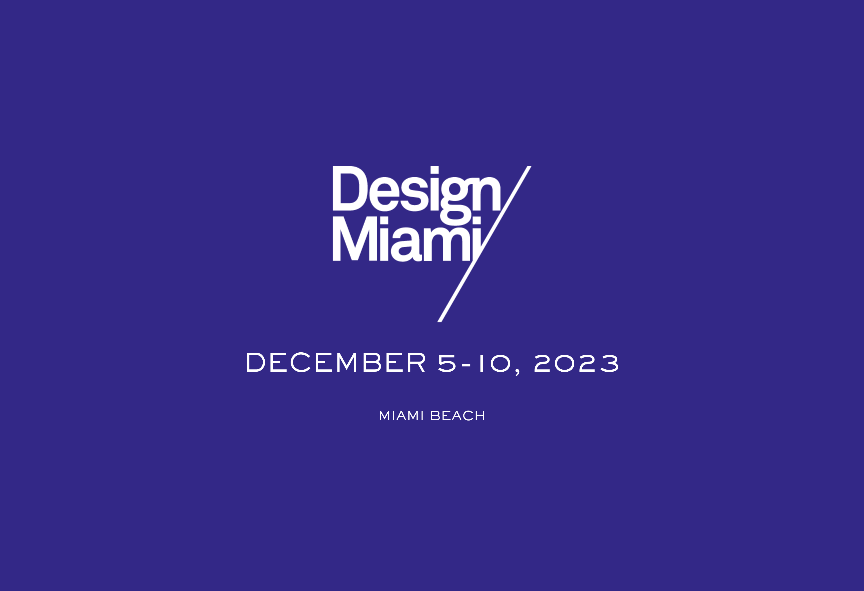 DesignMiami/ 2023